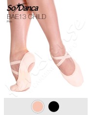Scarpe da Mezza Punta So Danca Tela Inserto Elastico Pianta M BAMBINO