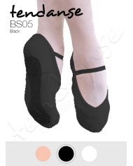 Scarpe da Mezza Punta Tendanse Suola Intera Tela Rosa
