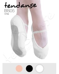 Scarpe da Mezza Punta Tendanse Suola Intera Tela Rosa