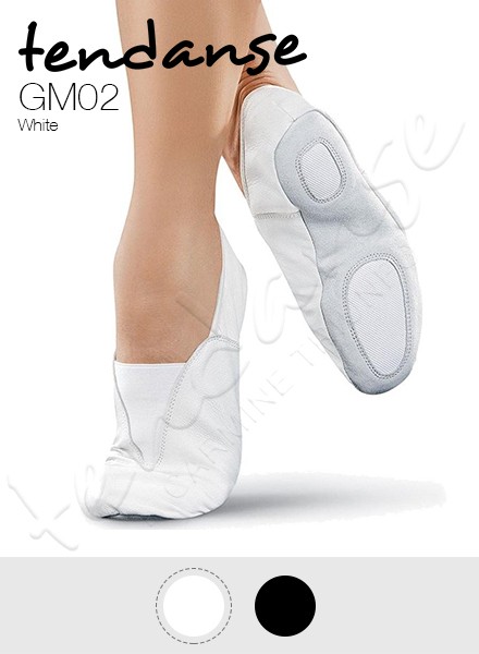 Scarpe da Ritmica in Pelle Doppio Fondo Gomma