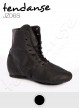 Stivaletto da Jazz Alto Pelle Suola Spezzata