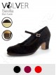 Scarpe da Flamenco Donna in Camoscio