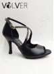 Scarpe da Ballo Pelle Nera Galassia Cotton Tacco 90B