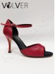 Scarpe da Ballo Pelle Rossa Vernice Rossa Tacco 90B Suola Cuoio *OFFERTA*