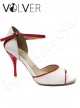 Scarpe da Ballo Verice Bianca Vernice Rossa Tacco 90S ABS *OFFERTA*