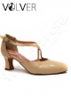 Scarpe da Ballo Incrociate Vernice Rosa Tacco 50L *OFFERTA*
