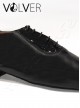 Ballroom Uomo Pelle Nera Vernice Nera Suola Camoscio *OFFERTA*