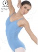 Body Danza a Bretelline Arriccio Cotone Eurotard