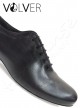 Ballroom Uomo Pelle Nera  Suola Camoscio