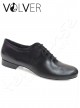 Ballroom Uomo Pelle Nera  Suola Camoscio