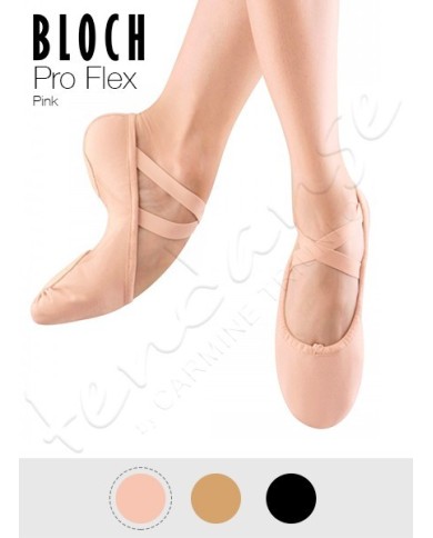 Scarpe da Mezza Punta Bloch Pro flex Tela Suola Spezzata