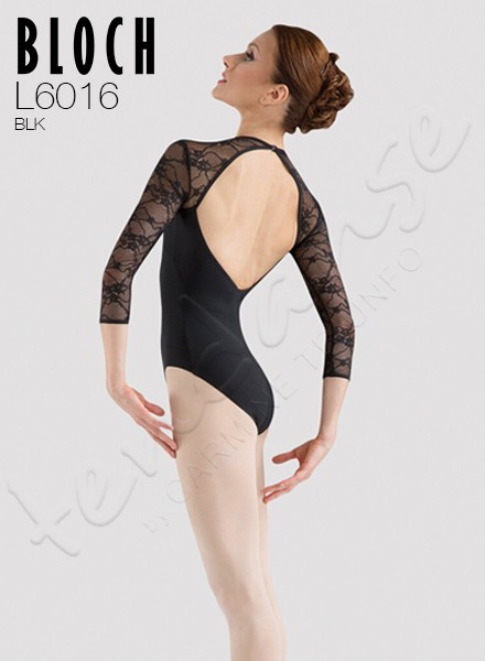 Body Danza Donna in Pizzo Manica 3/4 Bloch Kate