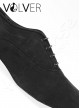 Ballroom Uomo Camoscio Nero  Suola Camoscio