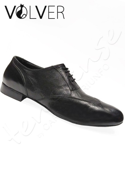 Ballroom Uomo Camoscio Nero Lamè nero Suola Camoscio *OFFERTA*