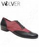 Ballroom Uomo Pelle Nera Pelle Rossa Suola Cuoio *OFFERTA*