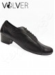 Ballroom Uomo Pelle Nera Suola Camoscio