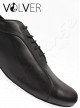 Ballroom Uomo Pelle Nera Suola Camoscio