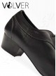 Ballroom Uomo Pelle Nera Suola Camoscio