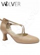Scarpe da Ballo Incrociate A Pelle Rosa TC 50L