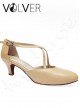 Scarpe da Ballo Incrociate A Pelle Rosa TC 50N