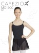 Body Danza per Bambina da Danza  con Bretelle Regolabili e Gonnellino Insertato Capezio