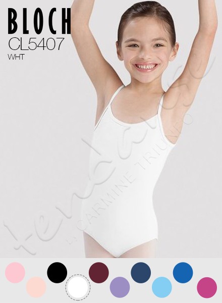Body Danza Babina a Bretelline in Cotone Bloch Plie