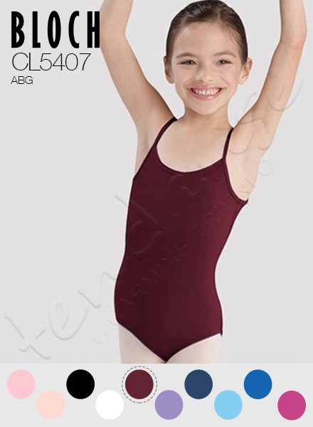 Body Danza Babina a Bretelline in Cotone Bloch Plie