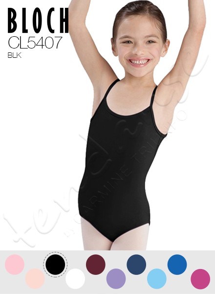 Body Danza Babina a Bretelline in Cotone Bloch Plie