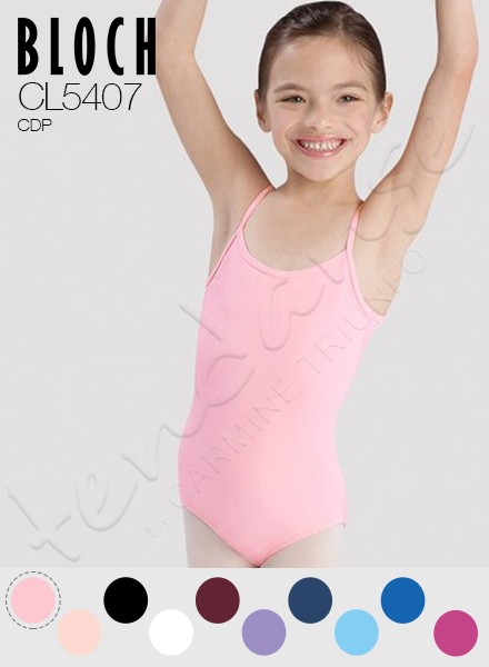 Body Danza Babina a Bretelline in Cotone Bloch Plie