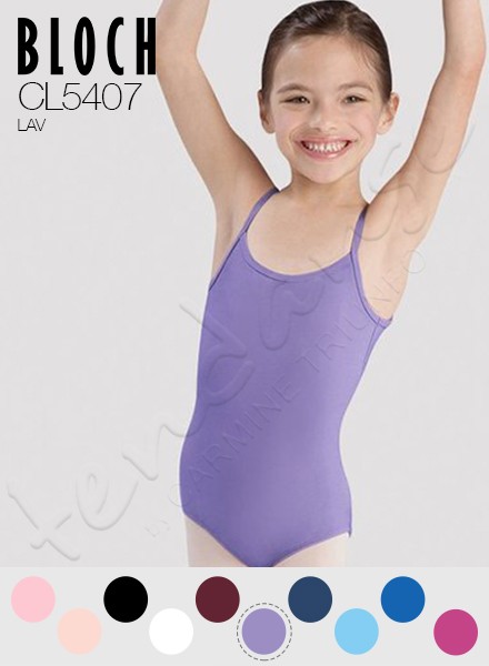 Body Danza Babina a Bretelline in Cotone Bloch Plie