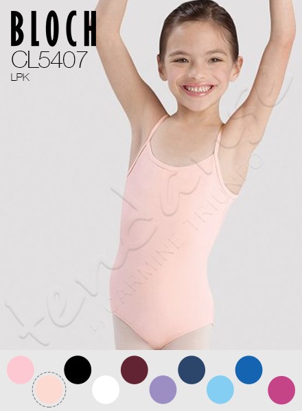 Body Danza Babina a Bretelline in Cotone Bloch Plie