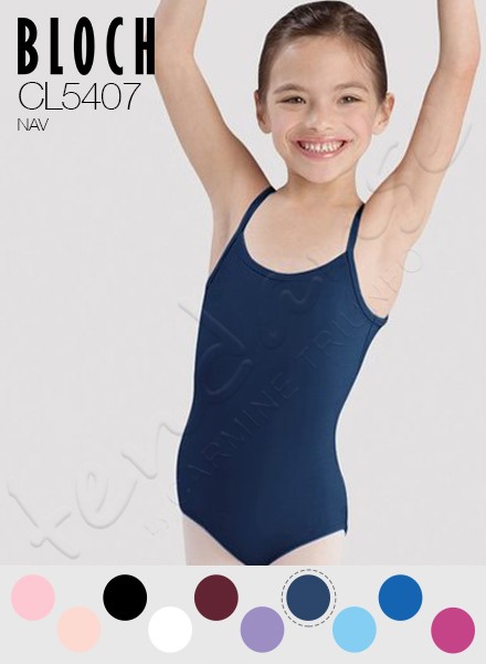 Body Danza Babina a Bretelline in Cotone Bloch Plie