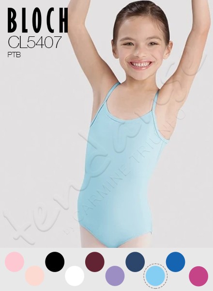 Body Danza Babina a Bretelline in Cotone Bloch Plie