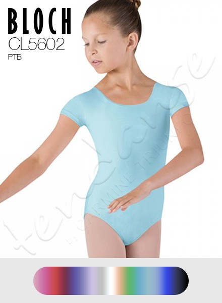 Body Danza Bambina Maniche Corte Bloch Dujour