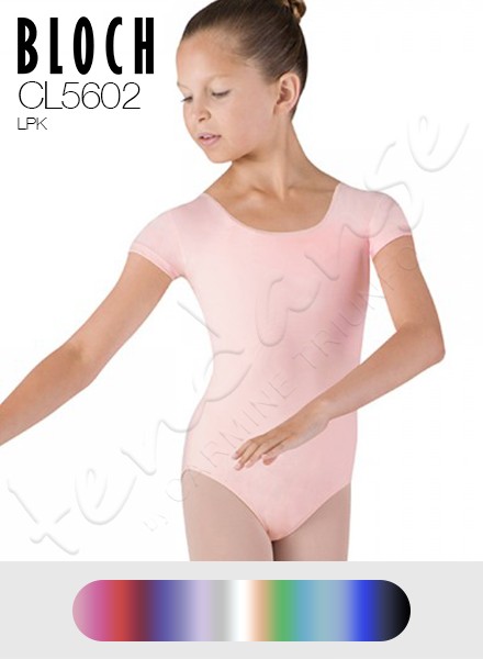 Body Danza Bambina Maniche Corte Bloch Dujour