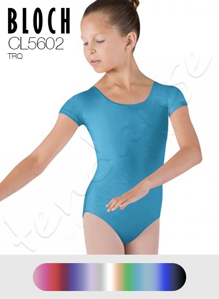 Body Danza Bambina Maniche Corte Bloch Dujour