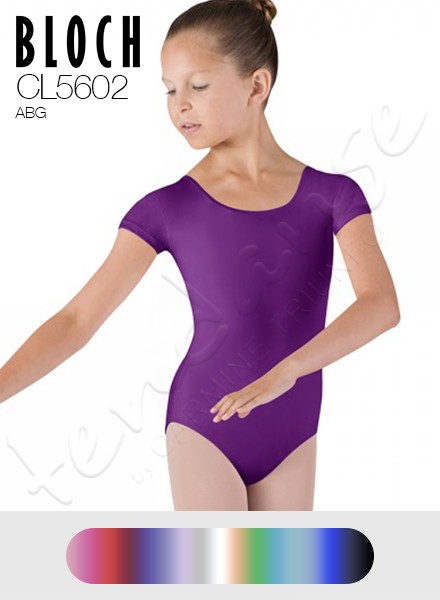 Body Danza Bambina Maniche Corte Bloch Dujour