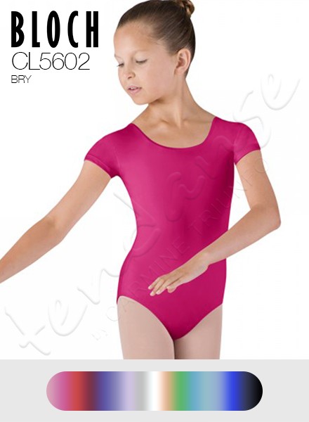 Body Danza Bambina Maniche Corte Bloch Dujour