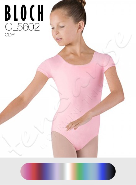 Body Danza Bambina Maniche Corte Bloch Dujour