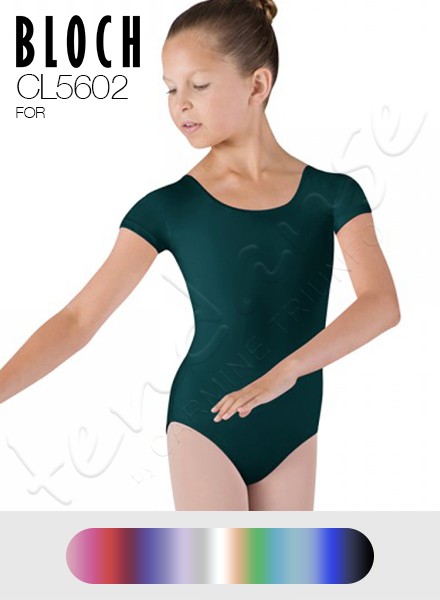 Body Danza Bambina Maniche Corte Bloch Dujour