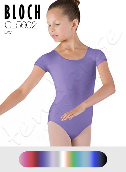 Body Danza Bambina Maniche Corte Bloch Dujour