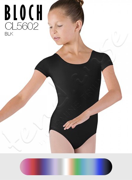 Body Danza Bambina Maniche Corte Bloch Dujour