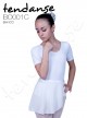 Body Danza per Bambina in Cotone Maniche Corte  Tendanse