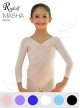 Body Danza Per Bambina Cotone Foderato, arricciabile Rudolf