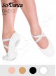 Scarpa da Mezza Punta So Danca TelaInserto Elastico Pianta W ADULTO