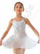 Body Danza Per Bambina a Bretelline con Gonnellina in Chiffon