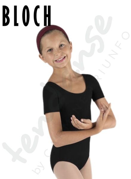Body Danza Bambina Maniche Corte Bloch Ballet