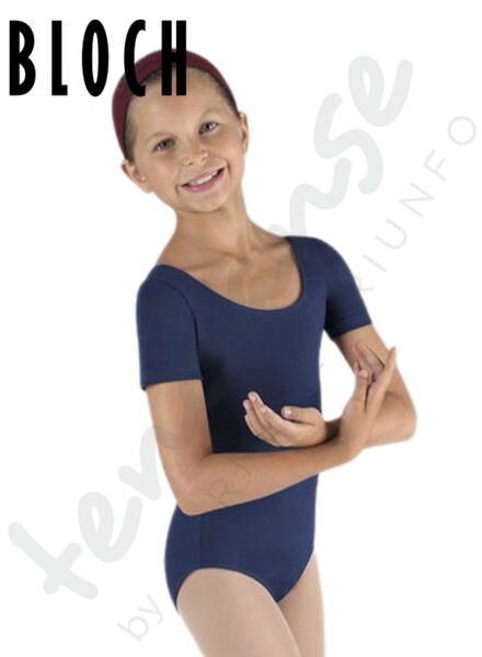 Body Danza Bambina Maniche Corte Bloch Ballet