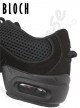 Sneaker Bloch Boost Drt camoscio nero  e tela Uomo