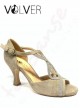 Scarpe da Ballo Donna Camoscio Taupe Galassia Cotton Tacco 70P
